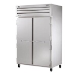 True STG2DT-2S - Refrigerator/Freezer, two-section, (2) solid doors, stainless steel front